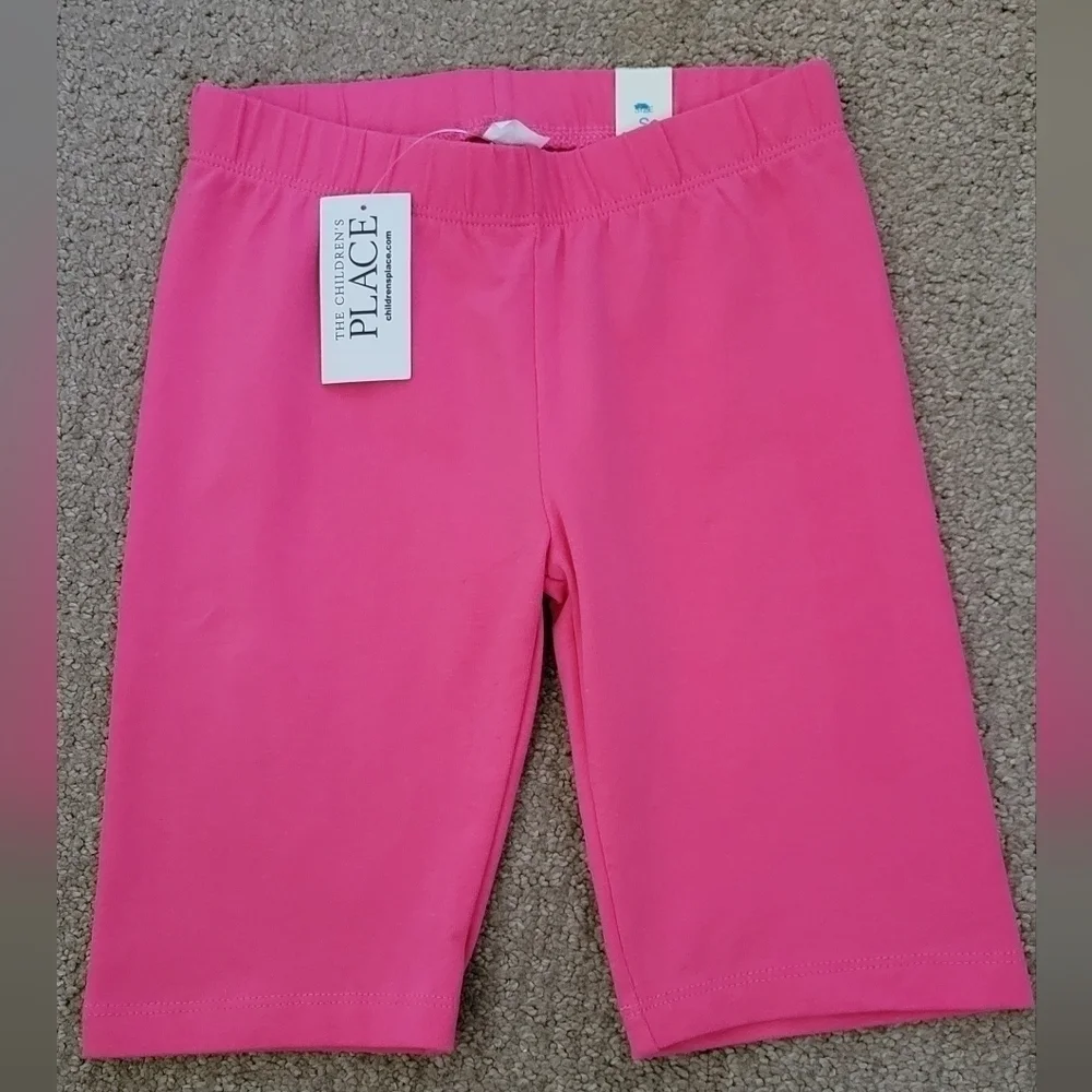 The Children's Place Hot Pink/ Funfetti Pink Girl's Biker Shorts